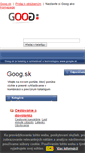 Mobile Screenshot of goog.sk