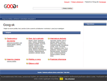 Tablet Screenshot of goog.sk